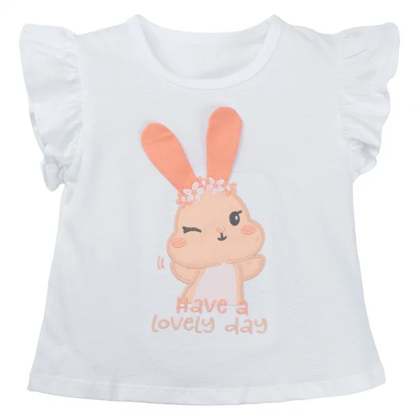 Bộ bé gái ngắn BST Bé Thỏ Animo LU1224013 (9M-6Y,Hồng)