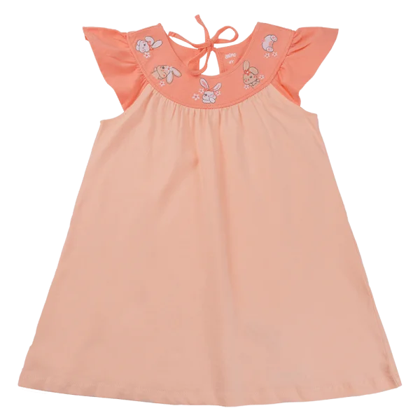 Đầm bé gái BST Bé Thỏ Animo LU1224011 (9M-6Y,Hồng)