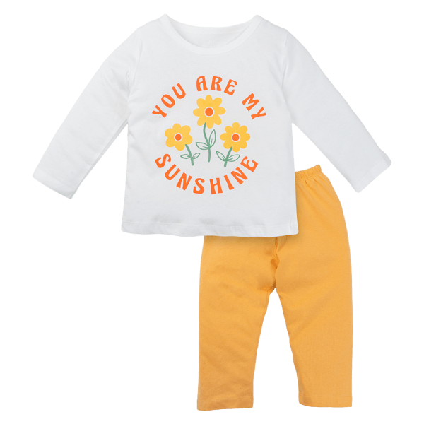 Bộ bé gái dài Animo Easy HN1124096 (1-4Y,Trắng)