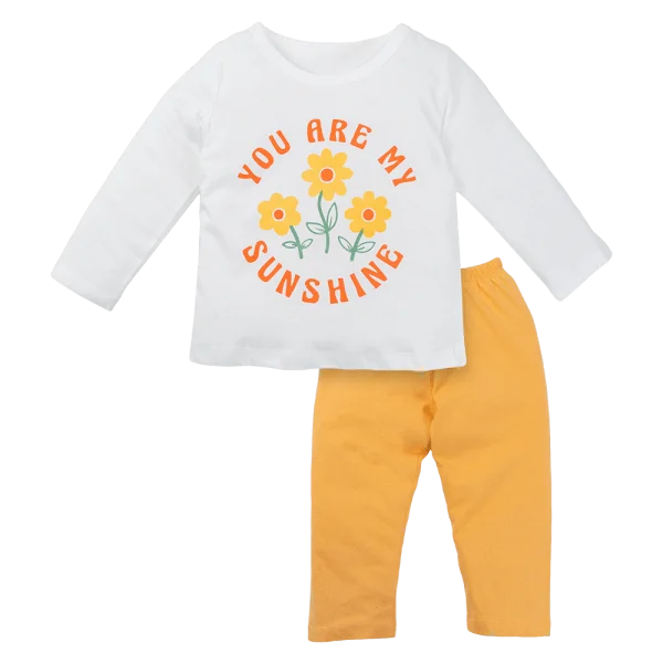 Bộ bé gái dài Animo Easy HN1124096 (1-4Y,Trắng)