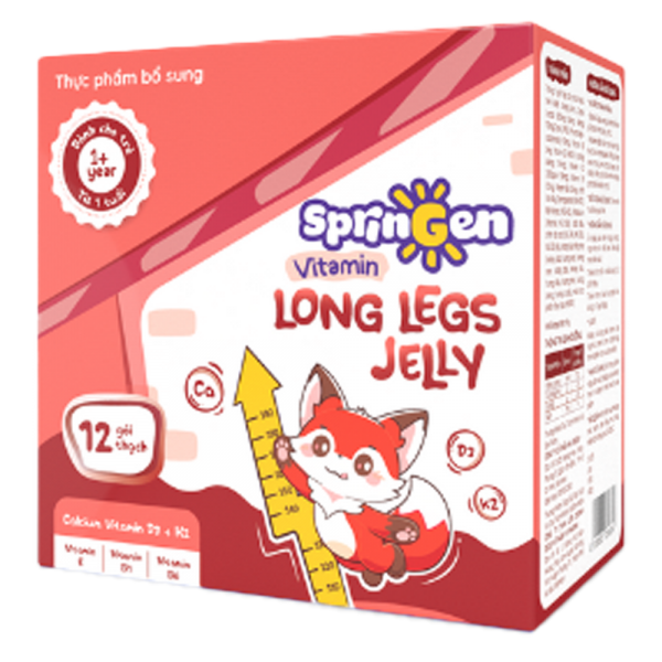 Combo 2 Thực phẩm bổ sung VITAMIN JELLY SPRINGEN LONG LEGS