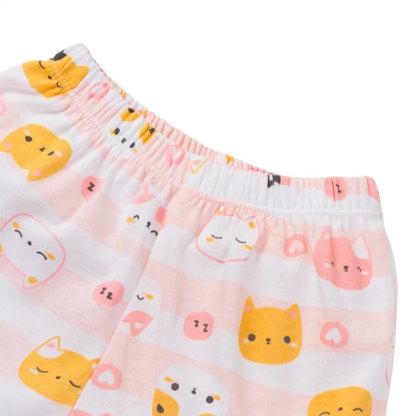 Bộ bé gái ngắn Animo Easy TX1224014 (1-4Y,Trắng)