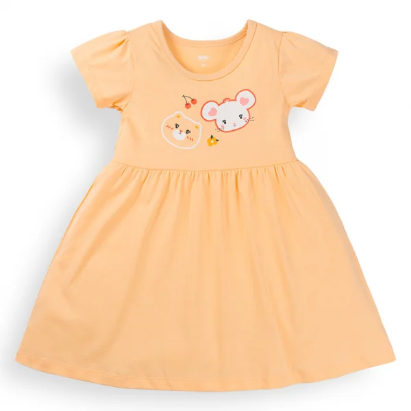 Đầm bé gái Animo Easy TX1124072 (1-4Y,Cam)