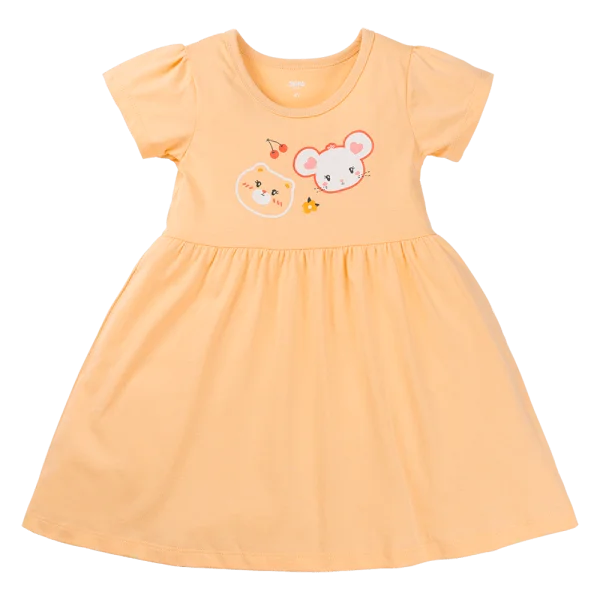 Đầm bé gái Animo Easy TX1124072 (1-4Y,Cam)