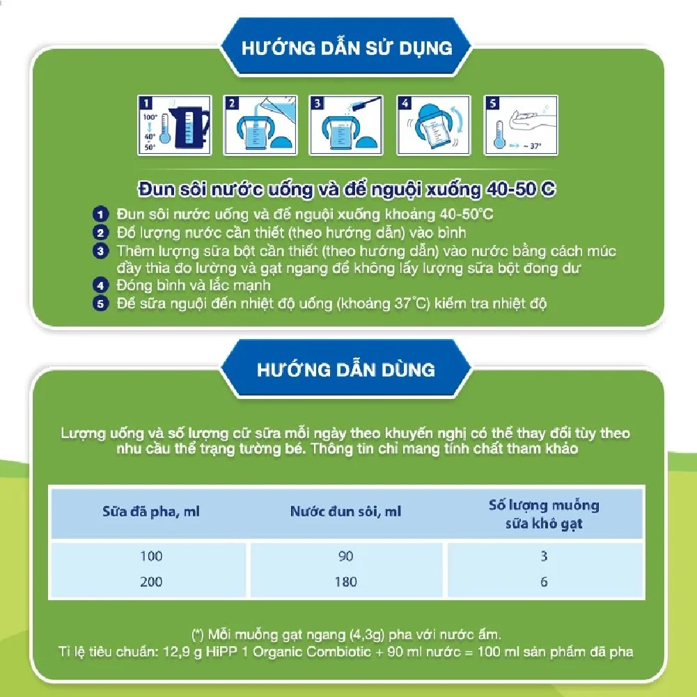 Sữa HiPP Organic Combiotic số 3 800g (1-3 tuổi)