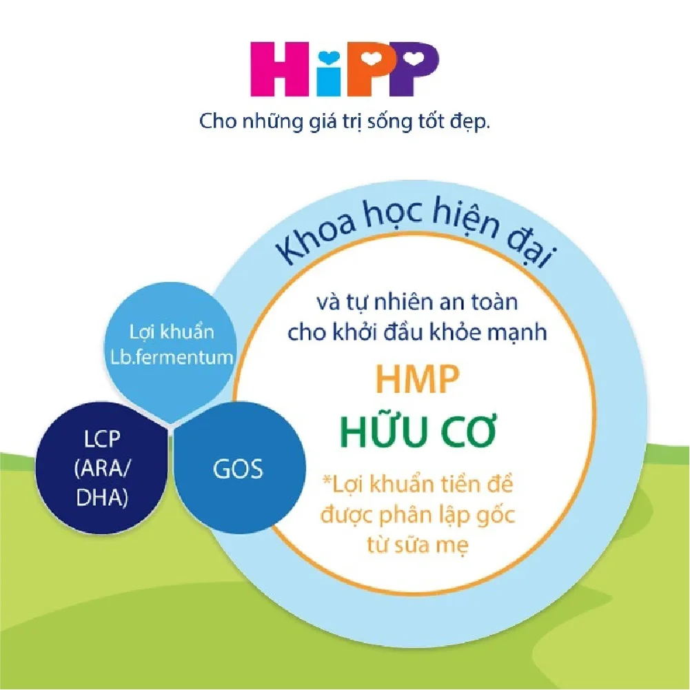 Sữa HiPP Organic Combiotic số 3 800g (1-3 tuổi)
