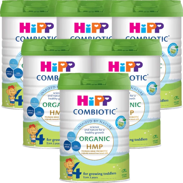 Combo 6 Sữa HiPP Organic Combiotic số 4 800g (từ 3 tuổi)