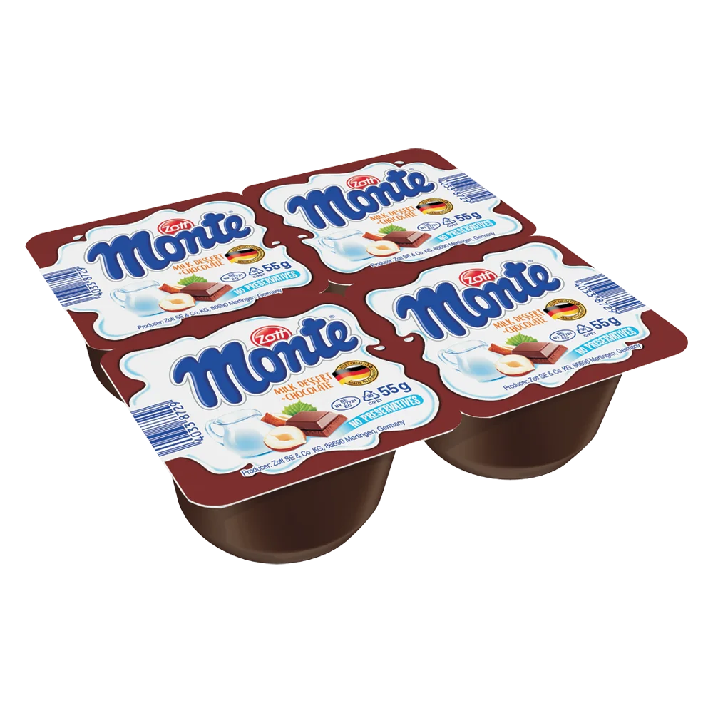 Combo 2 Váng sữa Zott Monte hương Sô cô la 4x55g