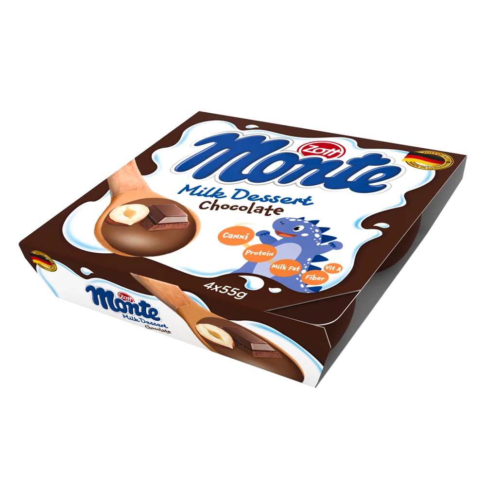 Combo 2 Váng sữa Zott Monte hương Sô cô la 4x55g