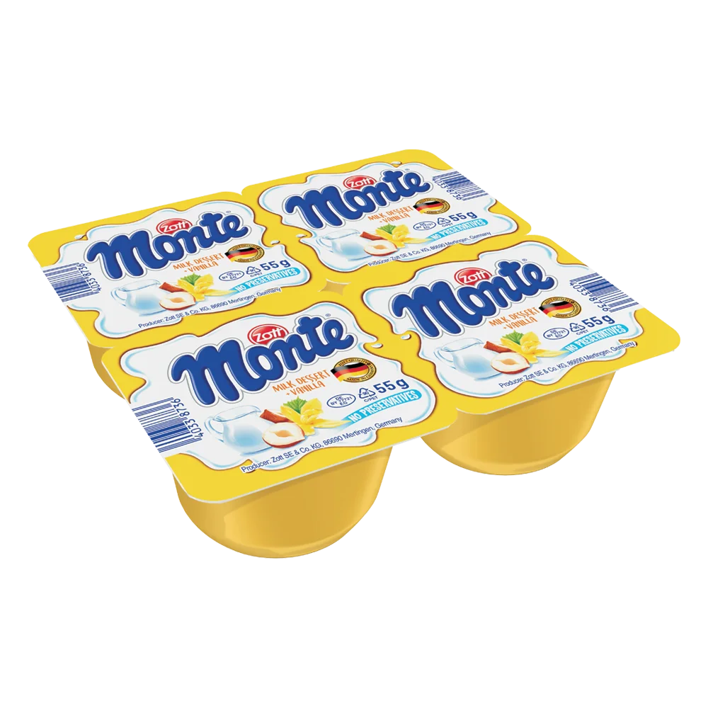 Váng sữa Zott Monte hương Vani 4x55g