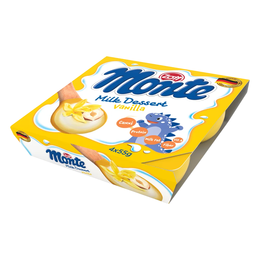 Váng sữa Zott Monte hương Vani 4x55g