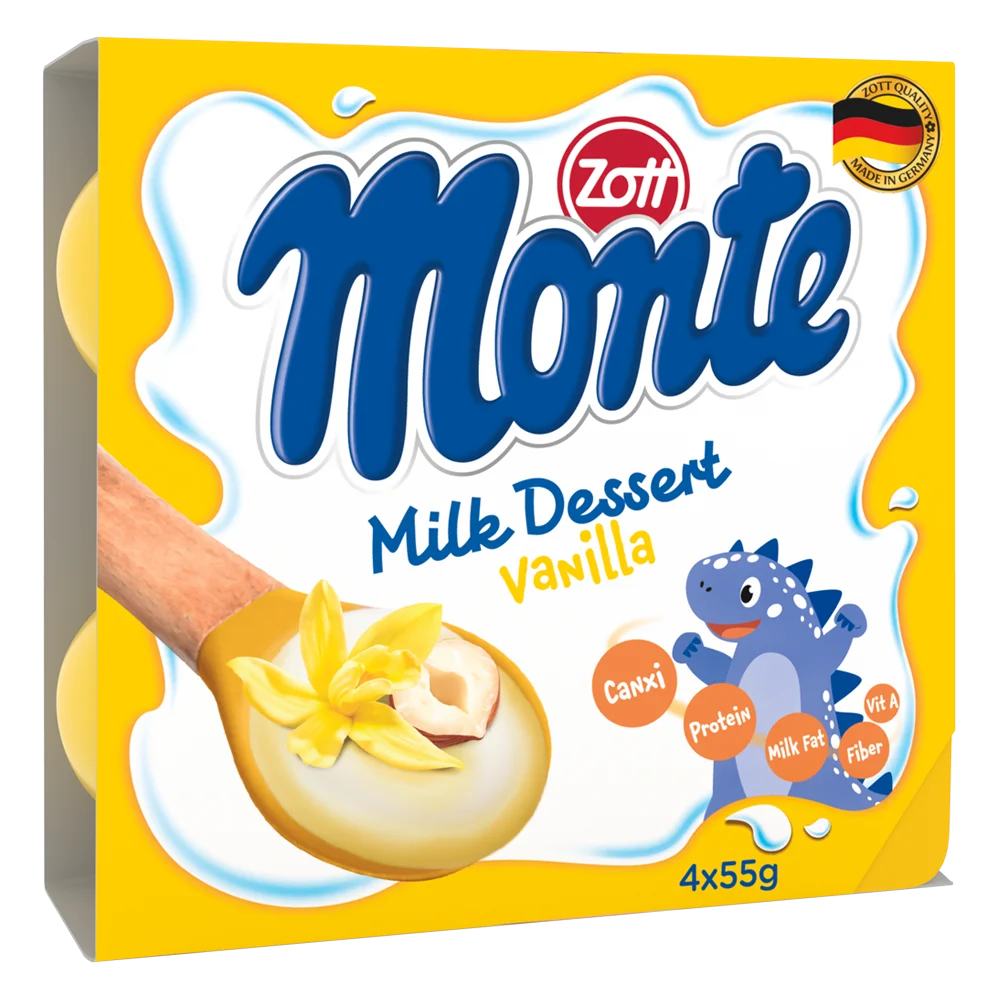 Váng sữa Zott Monte hương Vani 4x55g