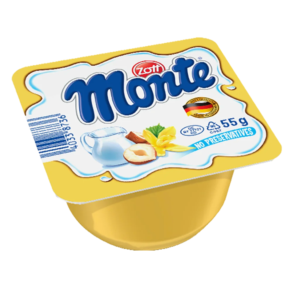 Váng sữa Zott Monte hương Vani 4x55g