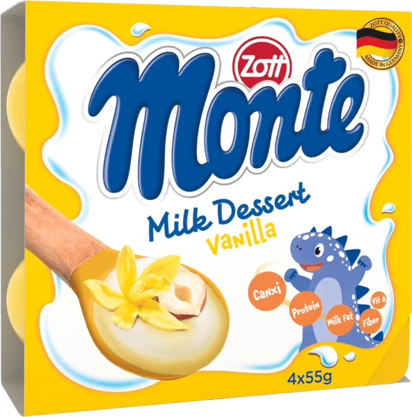 Váng sữa Zott Monte hương Vani 4x55g