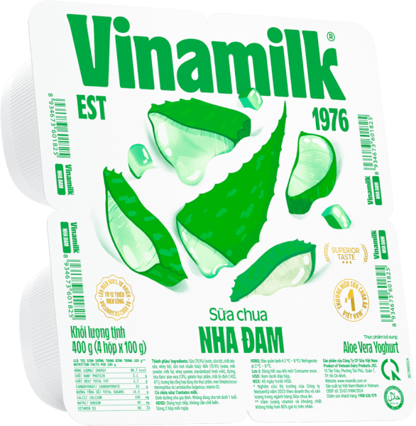 Sữa chua Vinamilk Nha đam 100g