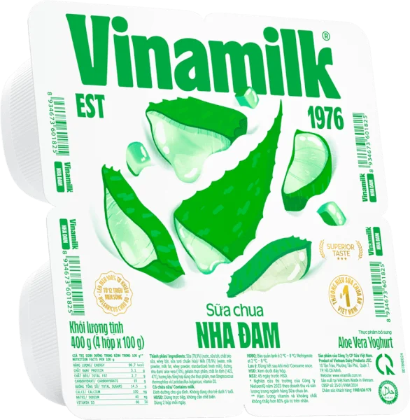 Sữa chua Vinamilk Nha đam 100g