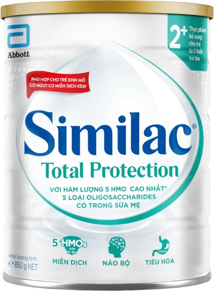 Sữa Similac Total Protection 2+ 850g (Từ 2 tuổi) (Giao bao bì ngẫu nhiên)