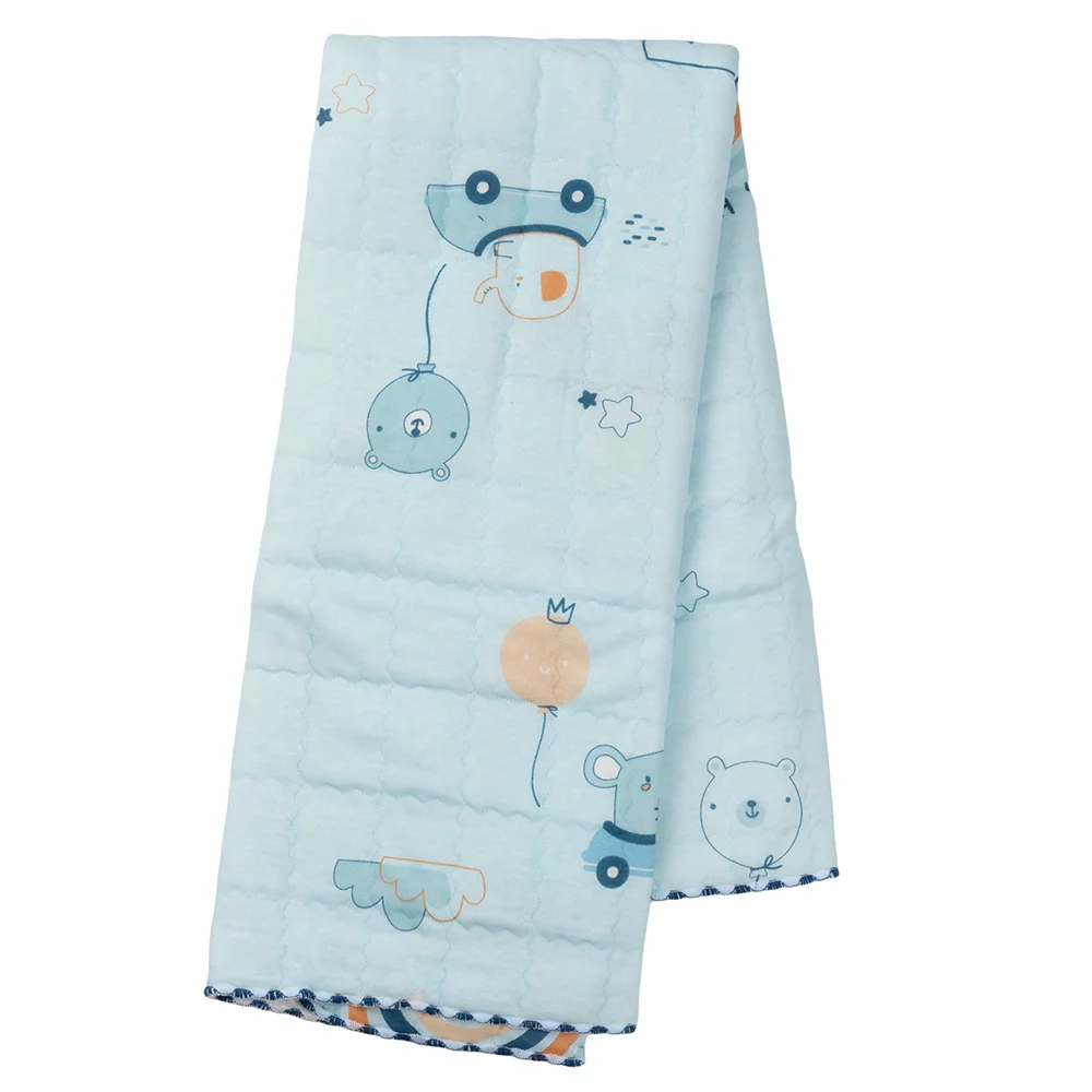 Chăn vải chần bông 3 lớp Animo B2306_MN003 (85x85cm,Xanh)