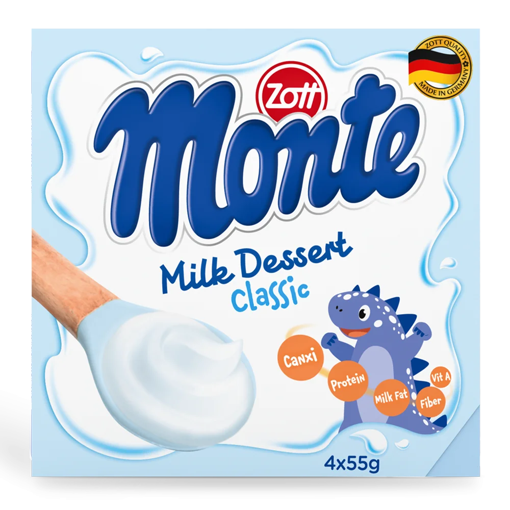 Váng sữa Zott Monte vị Classic (4x55g)