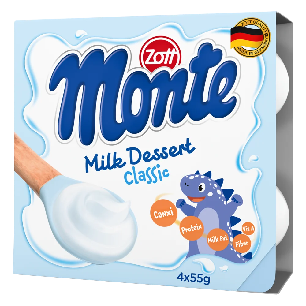Combo 2 Váng sữa Zott Monte vị Classic (4x55g)