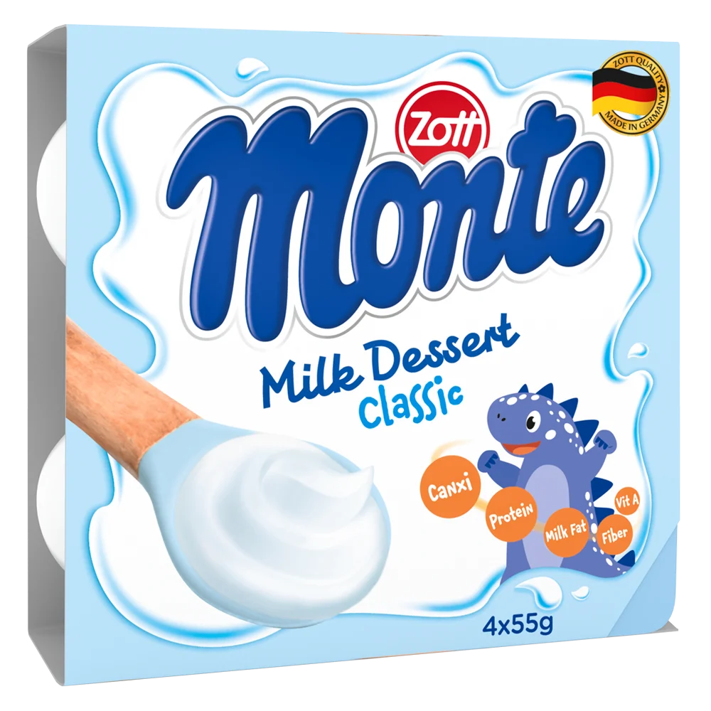Combo 2 Váng sữa Zott Monte vị Classic (4x55g)