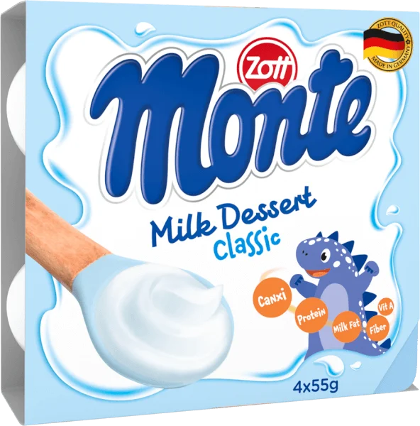 Váng sữa Zott Monte vị Classic (4x55g)
