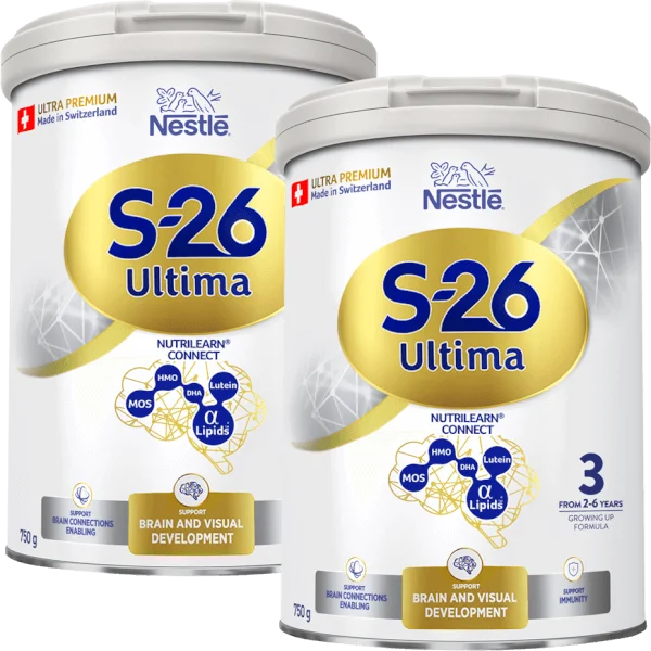 Combo 2 Sữa Nestle S-26 ULTIMA số 3 750g (2 - 6 tuổi)