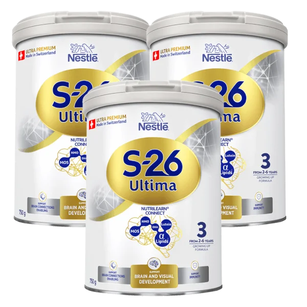 Combo 3 Sữa Nestle S-26 ULTIMA số 3 750g (2 - 6 tuổi)