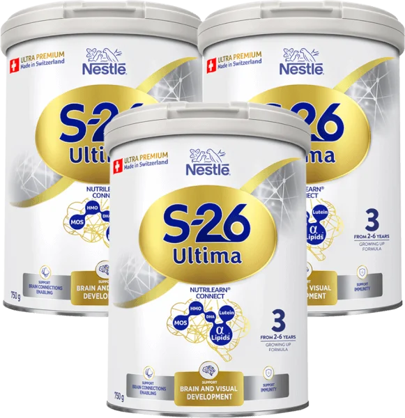 Combo 3 Sữa Nestle S-26 ULTIMA số 3 750g (2 - 6 tuổi)