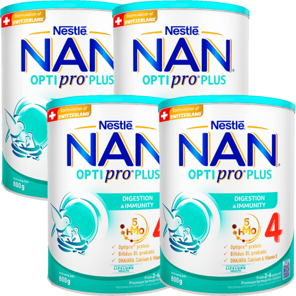 Combo 4 Sữa Nestle Nan Optipro Plus 4 800g (2-6 tuổi)