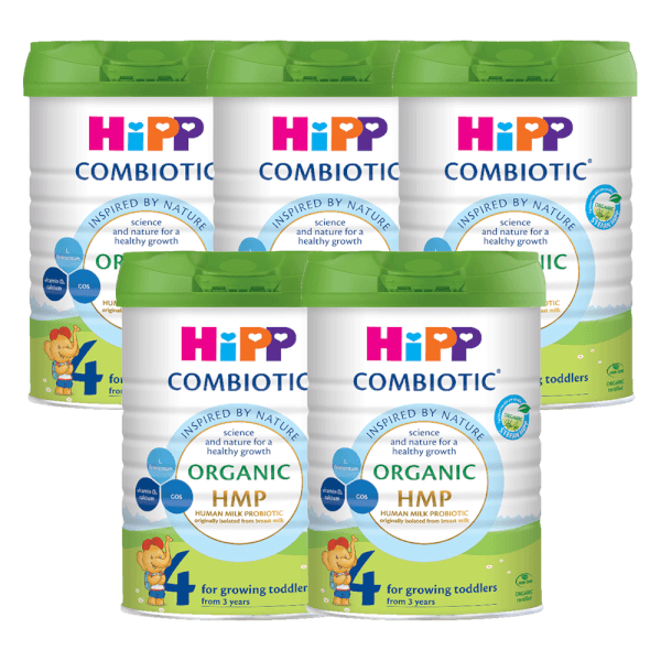 Combo 5 Sữa HiPP Organic Combiotic số 4 800g (từ 3 tuổi)