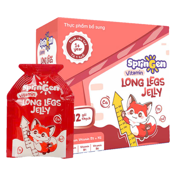 Combo 2 Thực phẩm bổ sung VITAMIN JELLY SPRINGEN LONG LEGS