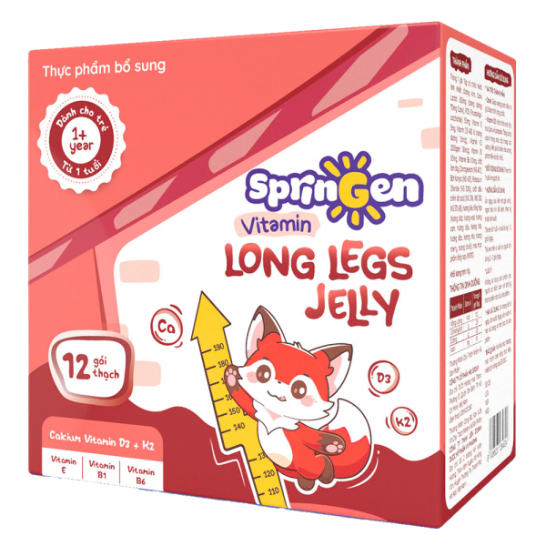 Combo 2 Thực phẩm bổ sung VITAMIN JELLY SPRINGEN LONG LEGS