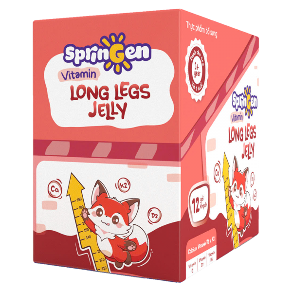 Combo 2 Thực phẩm bổ sung VITAMIN JELLY SPRINGEN LONG LEGS