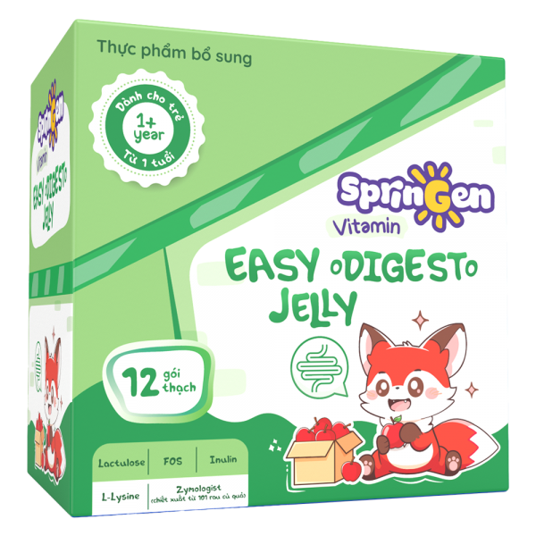 Combo 2 Thực phẩm bổ sung VITAMIN JELLY SPRINGEN EASY DIGEST