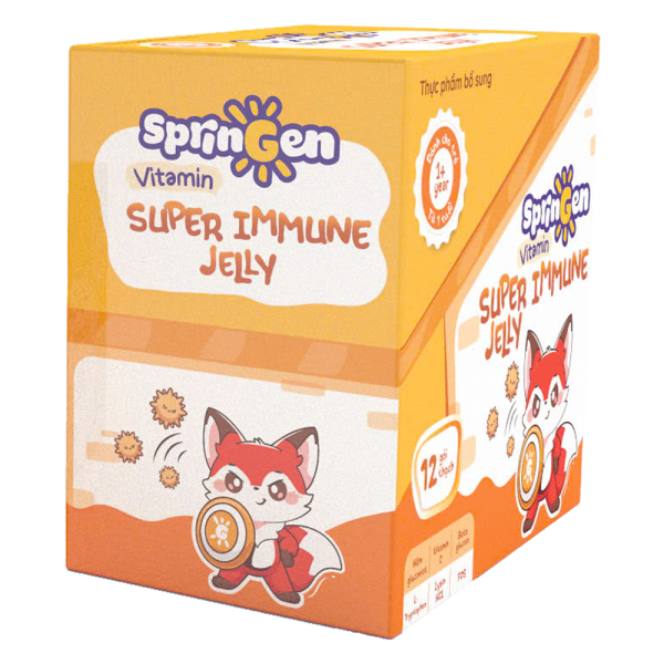 Combo 2 Thực phẩm bổ sung VITAMIN JELLY SPRINGEN SUPER IMMUNE