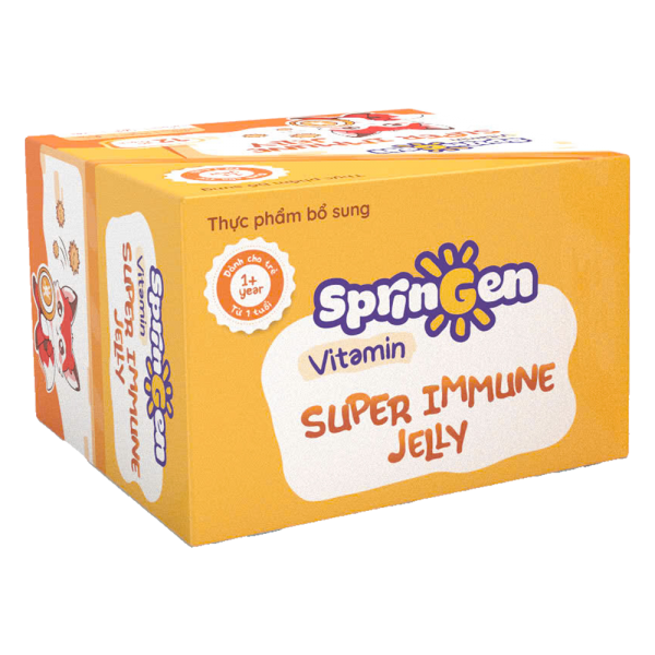 Combo 2 Thực phẩm bổ sung VITAMIN JELLY SPRINGEN SUPER IMMUNE