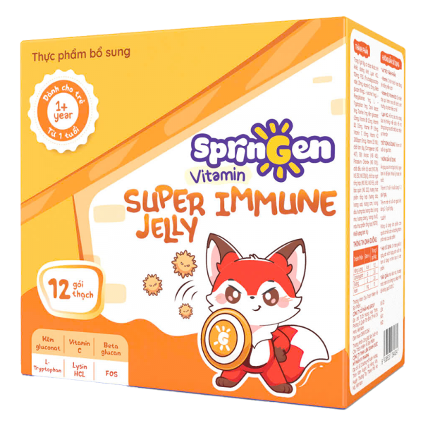 Combo 2 Thực phẩm bổ sung VITAMIN JELLY SPRINGEN SUPER IMMUNE