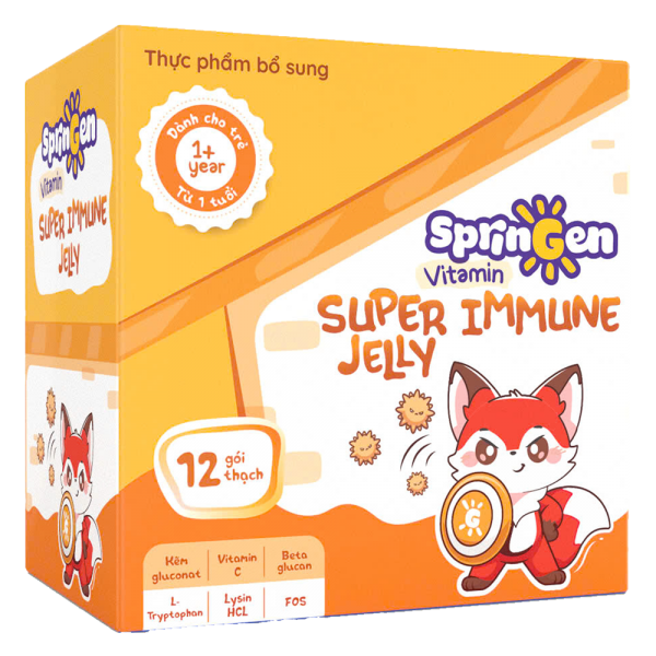 Combo 2 Thực phẩm bổ sung VITAMIN JELLY SPRINGEN SUPER IMMUNE