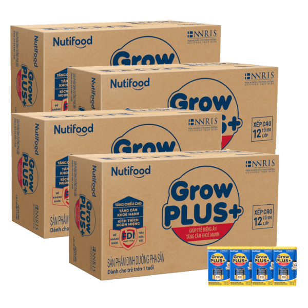 Combo 4 thùng Sữa GrowPLUS+ Xanh 1+ 110ml (lốc 4 hộp)