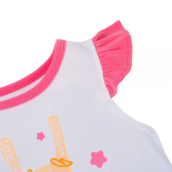 Bộ bé gái lửng Animo Easy LU1224023 (1-4Y,Trắng)