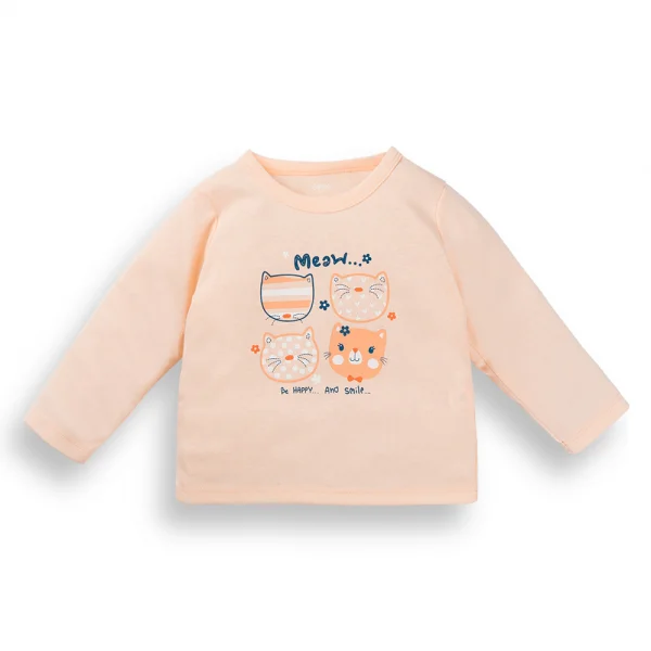 Bộ bé gái dài Animo Easy TX1024030 (1-4Y,Hồng Nhạt)