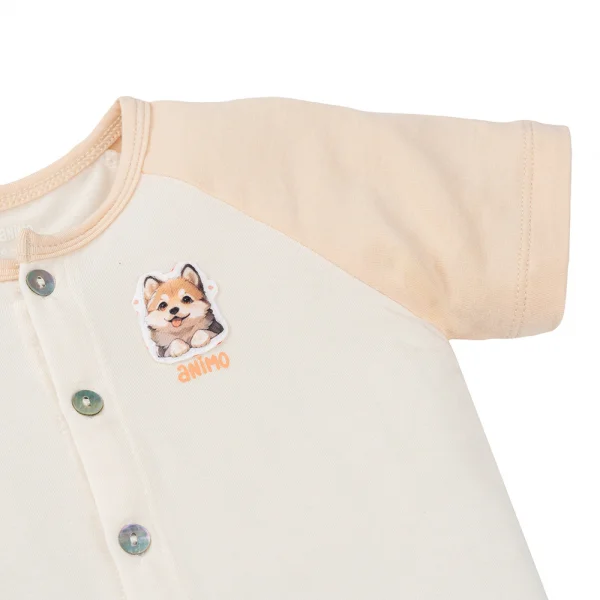 Set 2 Bộ kháng khuẩn Modal ngắn Animo BMC1024019 (0-24M,Be)