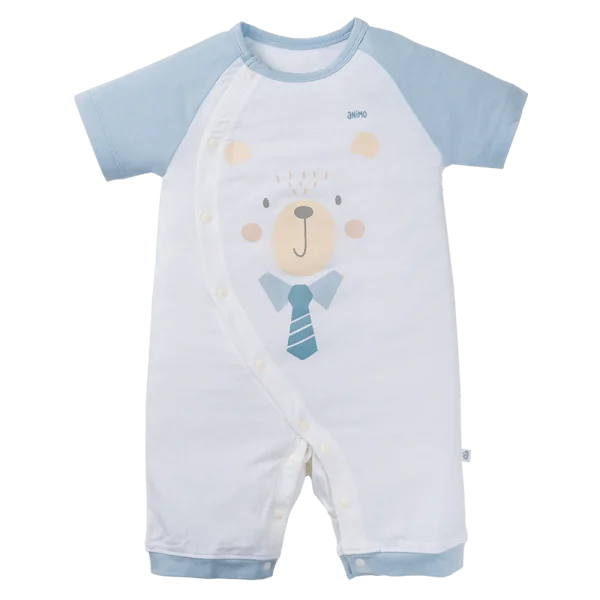 Bodysuit Modal đùi Animo VD1024043 (0-12M,Xanh)