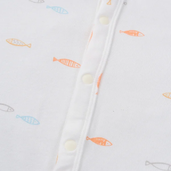 Set 2 Bodysuit modal kháng khuẩn đùi Animo VD0125005 (0-12M,Cam-xanh,TT06)