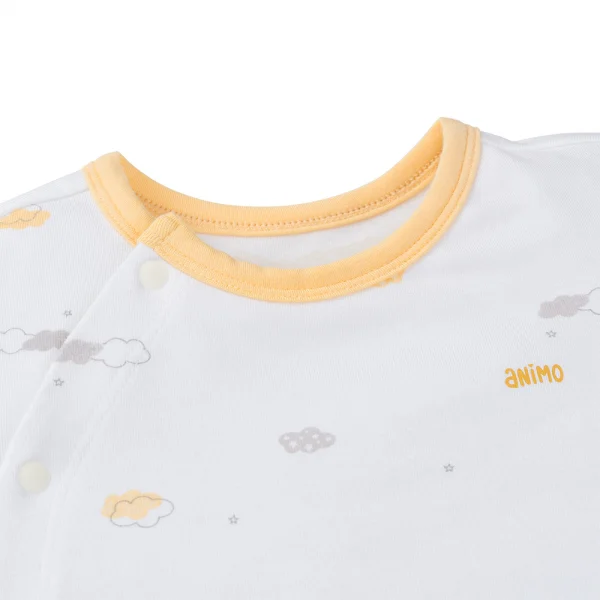 Set 2 Bodysuit modal kháng khuẩn đùi Animo VD0125004 (0-12M,Vàng-đỏ,TT06)