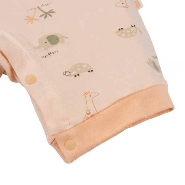 Set 2 Bodysuit kháng khuẩn Modal đùi Animo BMC1024027 (0-12M,Cam)