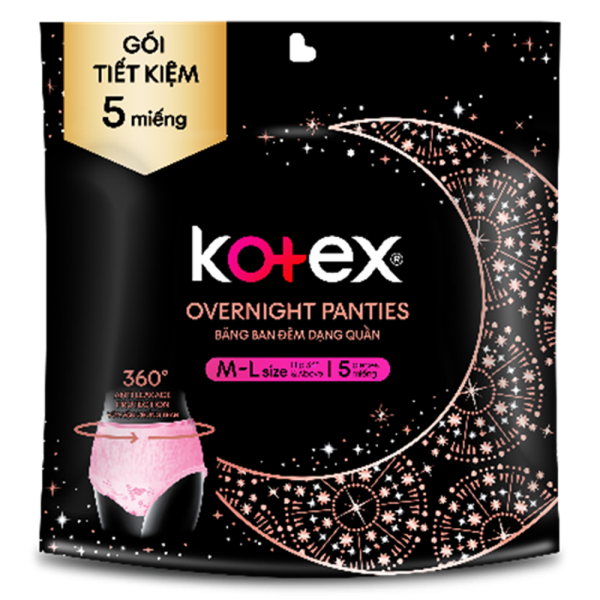 Băng vệ sinh quần Kotex M/L (5 miếng)