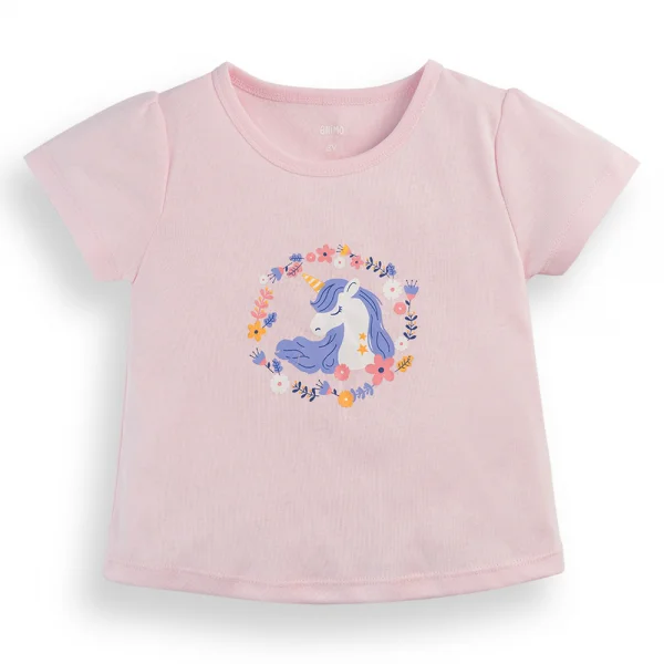 Bộ bé gái ngắn Animo Easy TX1124066 (1-4Y,Tím)