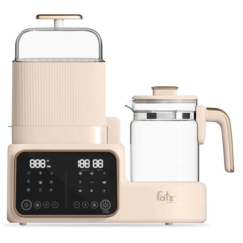 Máy đa năng điện tử Fatz Multimax 7 (tiệt trùng/sấy khô/Hâm sữa/Hầm cháo chậm/Đun & hâm nước)